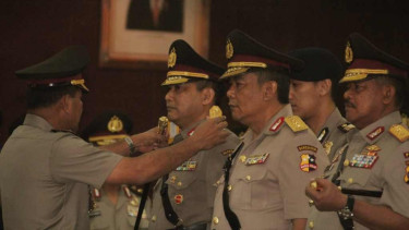 Kapolri Pimpin Apel Sertijab Kabareskrim dan Sejumlah Kapolda 