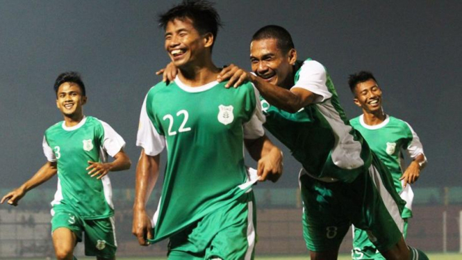 Para pemain PSMS Medan di Piala Kemerdekaan 2015