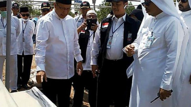 Menteri Agama, Lukman Hakim Saifuddin, cek kesiapan puncak haji