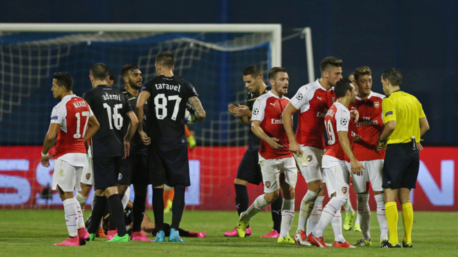 Dinamo Zagreb Hempaskan Arsenal 2-1