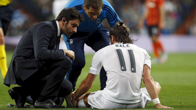 Pemain Real Madrid, Gareth Bale mengalami cedera