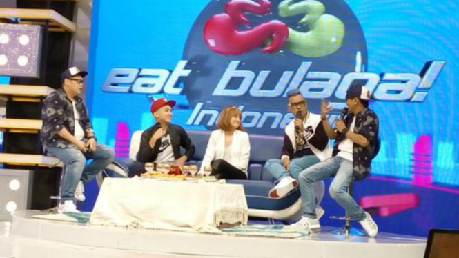 Marshanda dan Egi Jhon di acara The New Eat Bulaga Indonesia