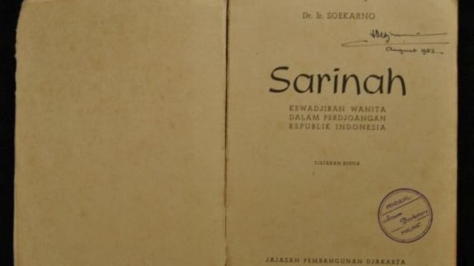 Buku Sarinah karya Bung Karno.