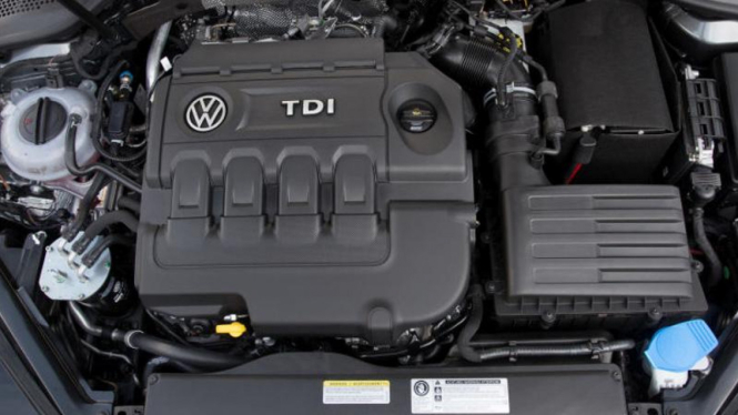 Mesin diesel VW.