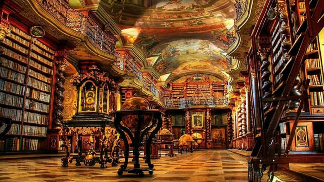 Perpustakaan Klementium, Praha, Republik Ceko