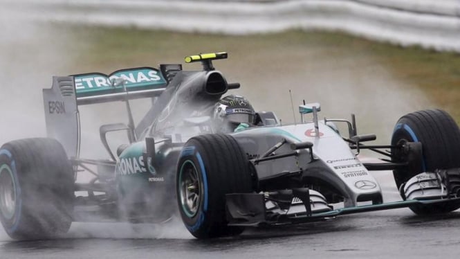 Pembalap Tim Mercedes, Nico Rosberg