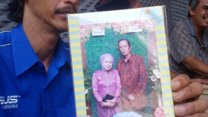 Foto korban tragedi Mina, Sri Prabandari Markani (56) dan suaminya