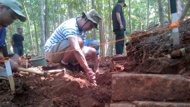 Candi yang diduga peninggalan Mataram Kuno.