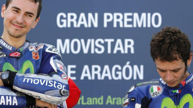 Jorge Lorenzo dan Valentino Rossi