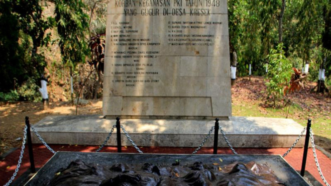 Monumen Kresek, bukti keganasan PKI di Madiun pada tahun1948