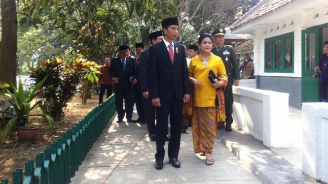 Presiden Joko Widodo di Lubang Buaya