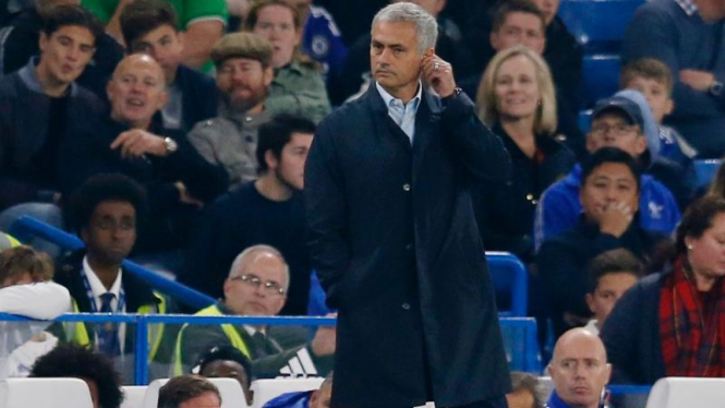 Pelatih Chelsea, Jose Mourinho.