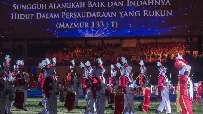 Pembukaan Pesta Paduan Suara Gerejawi di Ambon Maluku