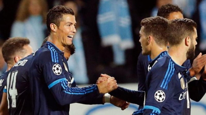 Cristiano Ronaldo dan Mateo Kovacic