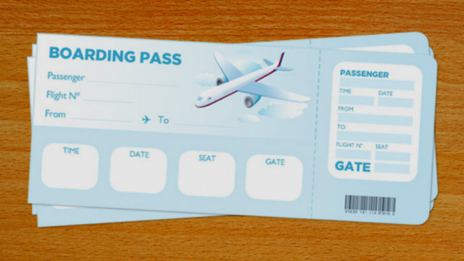 Ilustrasi Boarding Pass