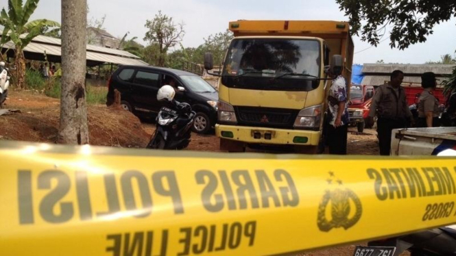 Mobil truk yang diduga hasil pencurian