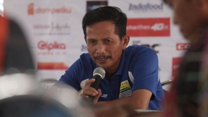 Pelatih Persib Bandung, Djadjang Nurjaman.