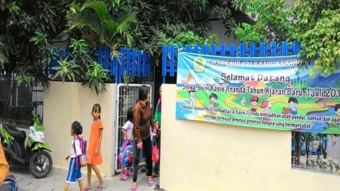 Sekolah korban pembunuhan Cakung Jakarta Timur