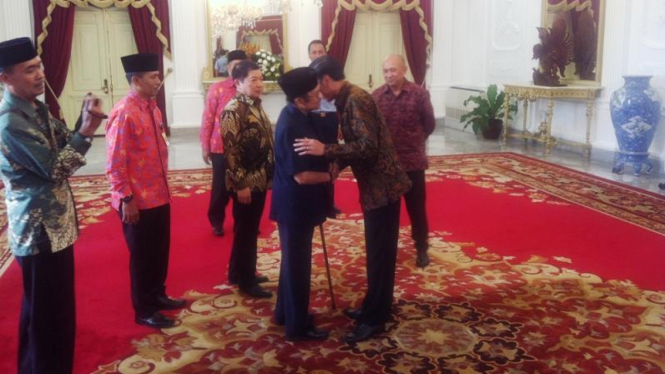 Habibie bertemu Presiden Joko Widodo