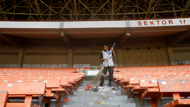 Piala Presiden Sisakan Sampah di SUGBK