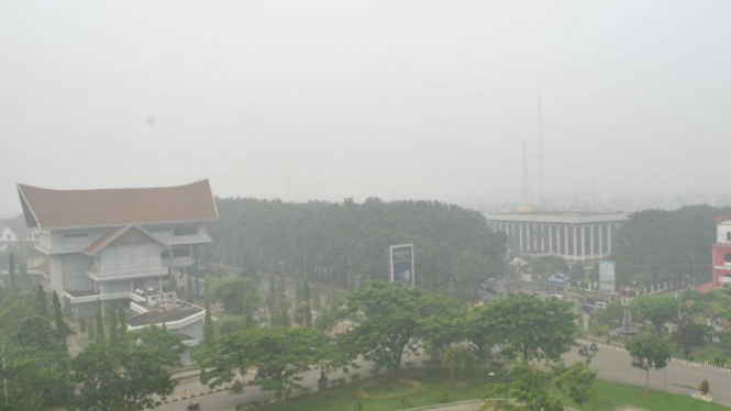 Kabut asap pekat melanda kawasan Aceh