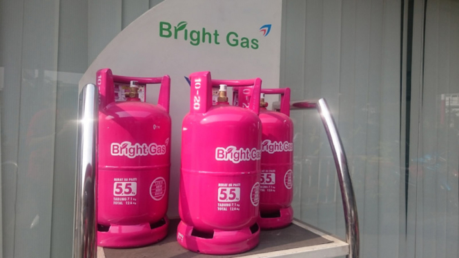 Bright Gas 5 5 Kg Hadir Di 25 Outlet Indomaret