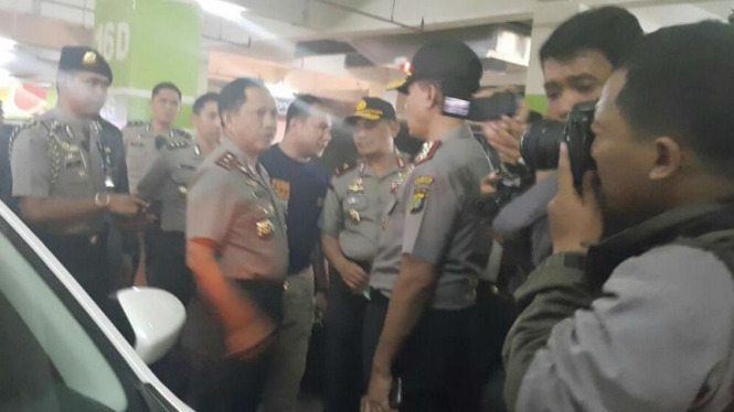 Kapolda Metro Irjen (Pol) Tito Karnavian cek ledakan di Mal Alam Sutera