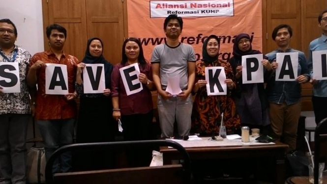 Konferensi pers Kebiri Bukan Solusi Atasi Kejahatan Seksual.