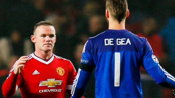 Pemain Manchester United, Wayne Rooney dan David De Gea