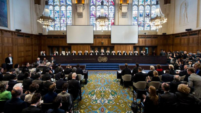 Mahkamah Internasional di Den Haag Belanda