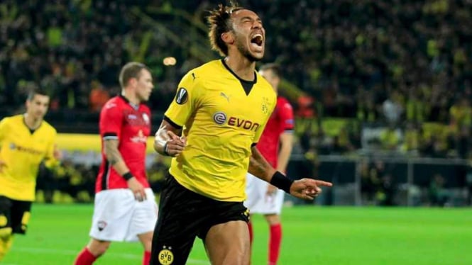 Penyerang Borussia Dortmund, Pierre-Emerick Aubameyang