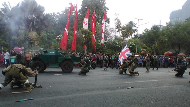 Peristiwa Surabaya Dikepung Tentara Inggris Direka Ulang