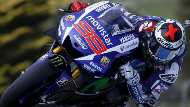 Pembalap Tim Yamaha, Jorge Lorenzo