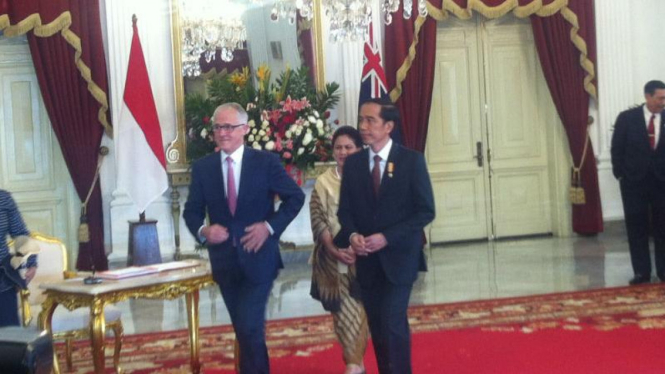 Presiden Jokowi dan PM Australia