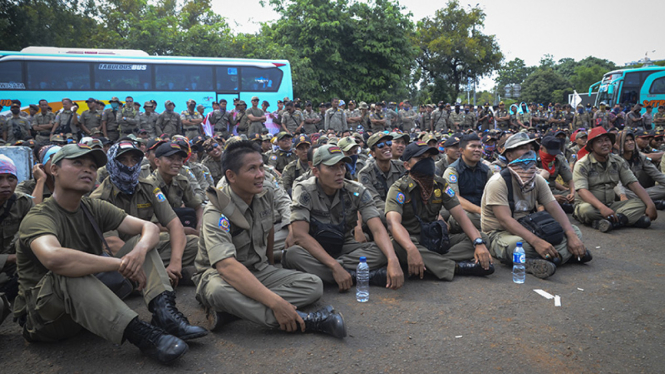 Foto Ilustrasi: Anggota Satpol PP