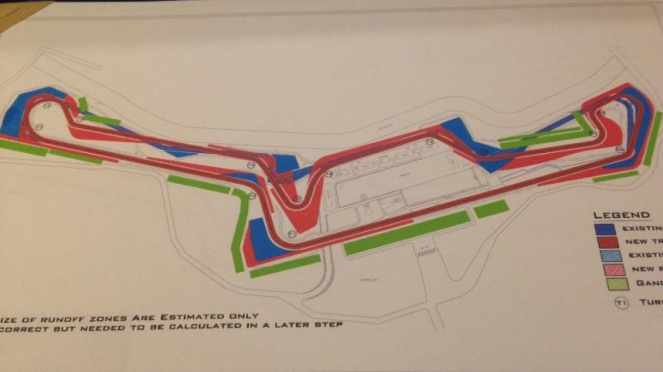 Konsep Sirkuit Sentul untuk MotoGP 2017.