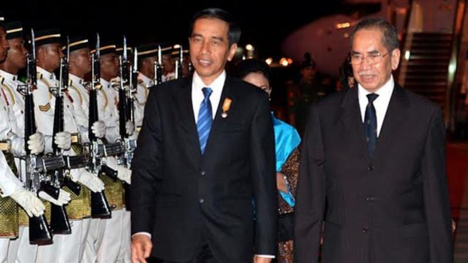 Presiden Joko Widodo tiba di Kuala Lumpur, Malaysia