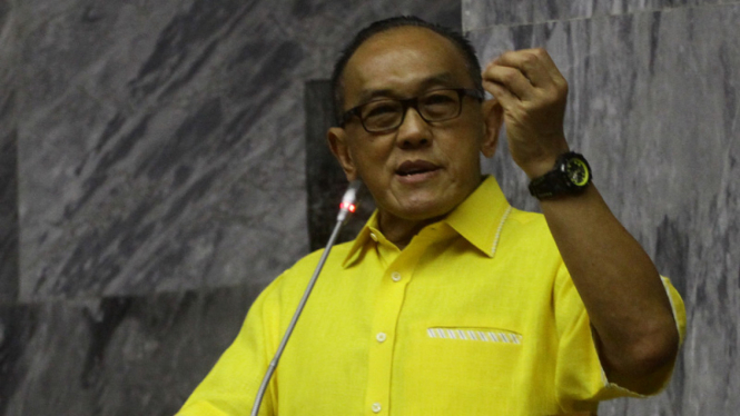 Ketua Dewan Pembina Partai Golkar, Aburizal Bakrie.