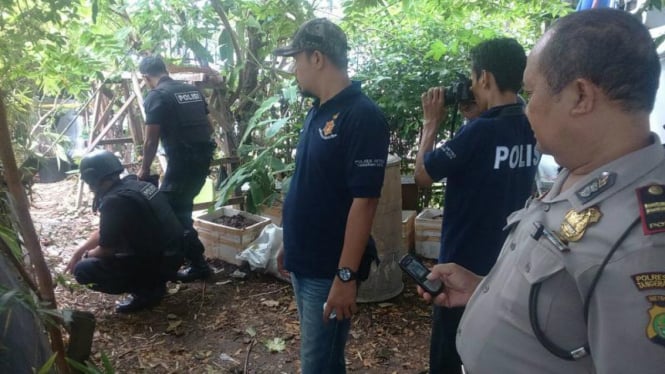Penemuan granat nanas di Ciledug Tangerang