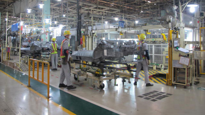 perakitan All New Kijang Innova di Pabrik Toyota Karawang 1