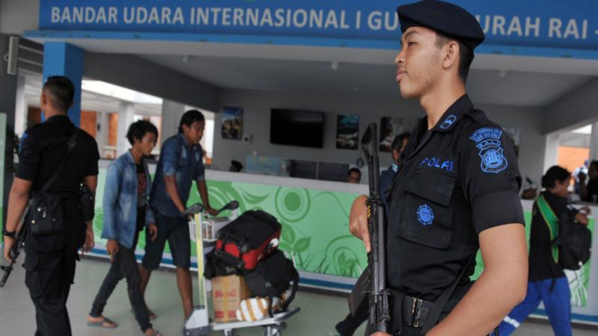 Pengetatan keamanan di Bandara I Gusti Ngurah Rai