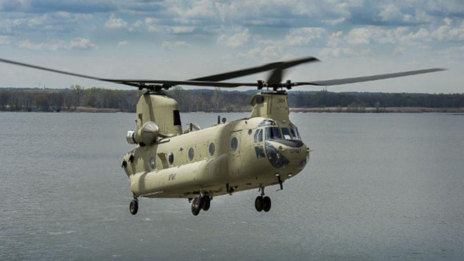 Helikopter CH-47F Chinooks 