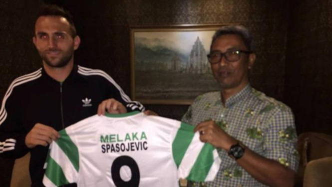 Illja Spasojevic saat gabung Melaka United