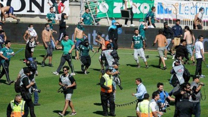 Kerusuhan Suporter di Liga Chile