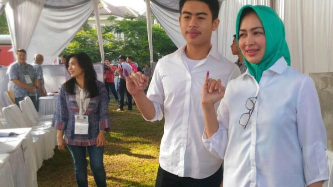 Calon petahana walikota Tangerang Selatan (Tangsel), Airin Rachmi Diany