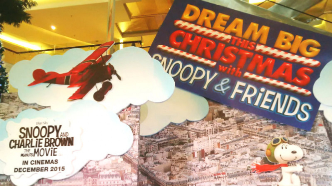 Pameran dream big this Christmas with snoopy & friends.