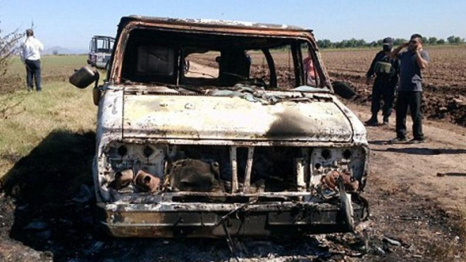 Dua turis dibakar di dalam mobil di Meksiko