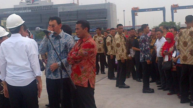 Presiden Jokowi di Pelabuhan Tanjung Priok