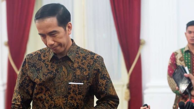 Presiden Joko Widodo marah.