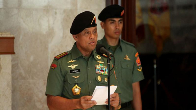 Panglima TNI, Jenderal Gatot Nurmantyo.